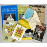 Collection of Wimbledon tennis programmes, dating from 1946 to 2018, not complete run, 1946 final;