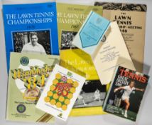 Collection of Wimbledon tennis programmes, dating from 1946 to 2018, not complete run, 1946 final;