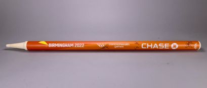 B2022 Individual Tournament Cricket T20 Stump. Signed by Gold, Silver, Bronze Team Captains