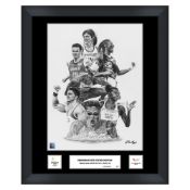 B2022 Commonwealth Legends Montage Hand-Drawn Illustration Reproduction