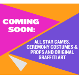 B2022 CWG CLOSING CEREMONY CLOTHING & PROPS, ALL-STAR GAMES ITEMS, GRAFFITI ARTWORKS, BOXING, HOCKEY