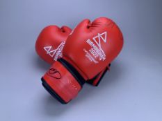 B2022 Men's Light Middleweight Gold Medal Bout Signed Boxing Glove Right - Aiden Walsh (Gold)