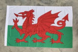 B2022 Parade Flag from Opening and Closing Ceremonies - Wales