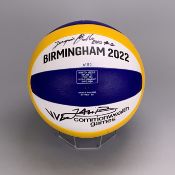 B2022 Men's Bronze Medal Match Beach volleyball - Rwanda v England. Signed by both teams, England co