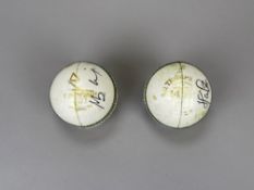 B2022 Cricket T20 Ball - Australia v India Women's Match. Signed by team captains.