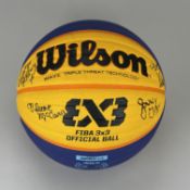B2022 All Star Games Basketball 3x3 - Signed by Red Team