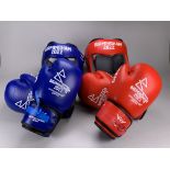 B2022 Women's Middleweight Quarter-Final Boxing Gloves and Headguards - Gramane vs Davis