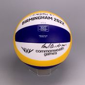 B2022 Men's Semi-Final Beach Volleyball - Rwanda v Australia. Signed by winning Australia team.