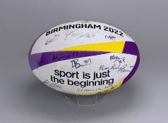 B2022 Signed Rugby Ball - Team Canada Men's Team