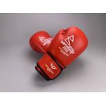 B2022 Men's Light Welterweight Gold Medal Bout Signed Boxing Glove Left - Reese Lynch (Gold)