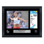 CWG Birmingham 2022 - Mounted Replica Ticket Piece 16x12" Athletics