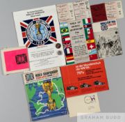 World Cup 1966 England selection, includes rare original leaflet launching the 1966 World Cup,