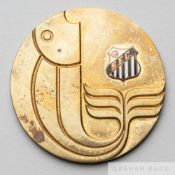 Ex-Pelé Collection: Santos FC Merit of the Fishmongers medal bestowed to Pelé 16th November 1977, in
