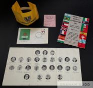 England 1966 World Cup official superintendent armband in excellent condition, Stewards pass for
