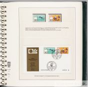 World Cup philately collection of FDC in presentation album covering World Cup 1974,  issued in