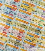 A complete collection of 52 tickets from the 1982 World Cup in Spain. to include the Final Italy v