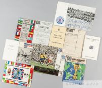 Football World Cup England 1966 interesting selection of brochures and booklets,  relating to