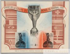 France 1938 World Cup official tournament programme, published by the French F.A.
