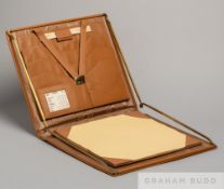 Writing case presented to England captain Bobby Moore by the Anglo American Sporting Club at the