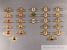 A set of 1966 World Cup England & Germany player profile Ernst Casimir cigar bands,  comprising of