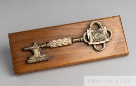 Ex-Pelé Collection: Key to the City of Los Angeles presented to Pelé in 1975 by Mayor Tom Bradley,