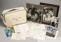 A fine collection of 1966 World Cup memorabilia relating to referee George McCabe, notably his