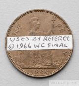 Offered from the collection of the eminent British football memorabilia collector Bryan Horsnell:
