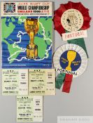 World Cup 1966 England tickets for matches played at Manchester United's Old Trafford, Hungary v