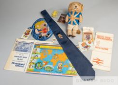 World Cup 1966 England selection re: World Cup Willie, includes original World Cup Willie cloth