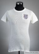 Geoff Hurst white England 1970 World Cup No.10 jersey, Umbro, Airtex, short-sleeved with England