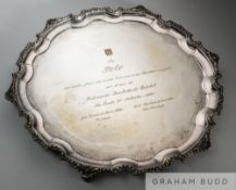 Ex-Pelé Collection: Paulista Football Federation trophy presented to Pelé to mark his retirement