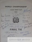 England 1966 World Cup Final programme being a 1970 reprint of the original encased in special