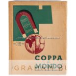 Official Report for the 1934 World Cup, Coppa del Mondo, Cronistoria Del II Campionato Mondiale Di