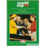 World Cup England 1966 programme for dinner held in honour of the team of '66 to raise funds for SOS