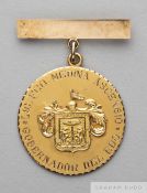 Ex-Pelé Collection: Sporting Merit medal awarded to Pelé by the Governor of Jalisco, Mexico, in