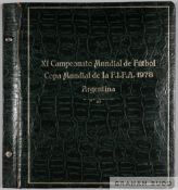 XI Campeonato Mundial de Futbal Copa Mundial del la FIFA 1978 Argentina photograph album,  the green