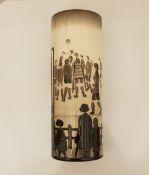 L.S. Lowry 'The Football Match' collectors vase designed by Sally Tuffin