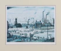 L.S. Lowry 'Industrial Town' limited edition print