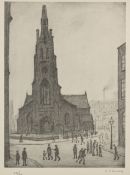 L.S.Lowry 'St. Simon's church' limited edition print