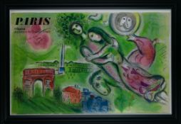 Marc Chagall 'Paris Opera: Romeo and Juliet' lithograph, 1964