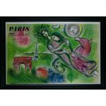 Marc Chagall 'Paris Opera: Romeo and Juliet' lithograph, 1964