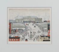 L.S. Lowry 'Station Approach' limited edition print