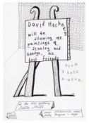 David Hockney (b.1937) 'The Dog Show' exhibition poster, 1990