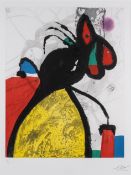 Joan Miro 'La Mome crevette, from People of the Sea Dupin 1285'