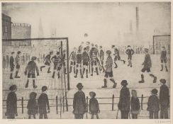 L. S. Lowry 'The Football Match' limited edition
