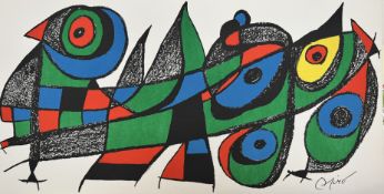 Joan Miro 'Miro Sculpteur, Japan' lithograph, 1974