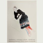 David Hockney ''David Hockney Zeichnungen Und Grafik, Galerie Kammer Oktober-November 1981'