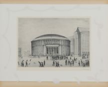 L.S. Lowry 'Reference Library' lithograph
