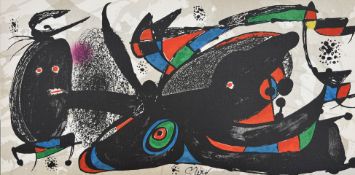 Joan Miro 'Miro Sculpteur, England' lithograph, 1974