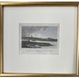 After J.S. Cotman 'Blakeney Church & Wiveton Hall' engraving by John Greig,